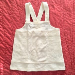 Madewell Apron Cross-Back Tank Top